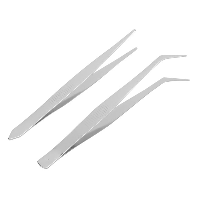 Набор пинцетов из нержавеющей стали, 2 шт - Артикул 91480511 Набор пинцетов из нержавеющей стали, 2 шт - Артикул 91480511