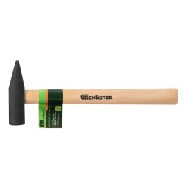 Молоток слесарный с деревянной ручкой 10219 квадратный боёк 600 гр