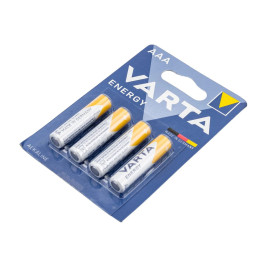 Батарейка ААA (мизинчиковые), Energy, LR03, Alkaline 1.5V, VARTA