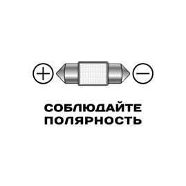Лампы автомобильные светодиодные C5W, 12V, 2.4Вт, SV8.5, L-39 мм, 88LM, XENITE - 2 шт