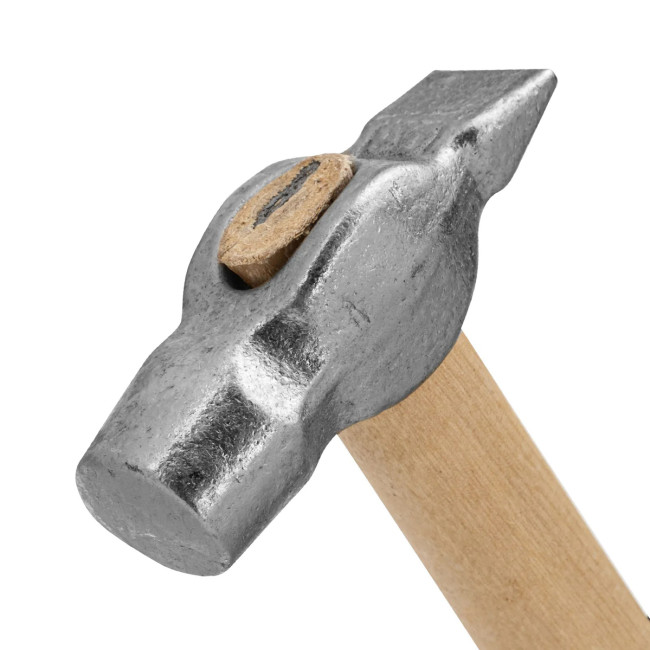 Молоток слесарный, 600 г, круглый боек, деревянная рукоятка - Артикул 1024112