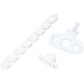 Ограничитель открывания окна, белый, L-165 мм