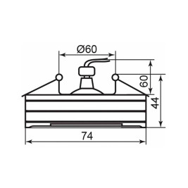 Светильник встраиваемый Feron DL233 потолочный MR16 G5.3 хром 18606