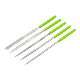 Набор надфилей алмазных, 140 х 50 х 3 мм, 5 шт