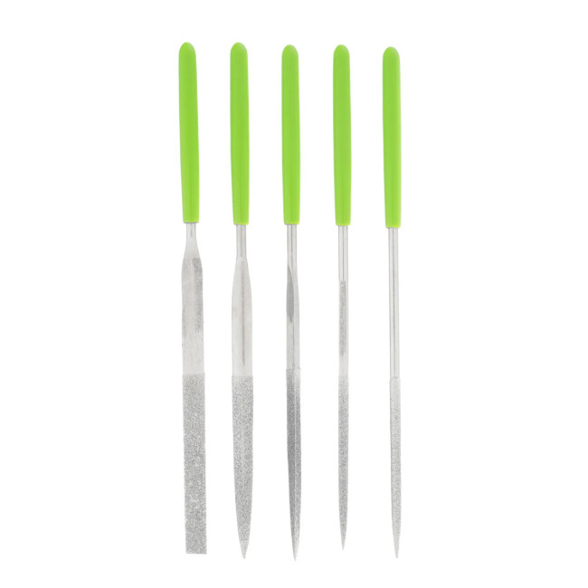 Набор надфилей алмазных, 140 х 50 х 3 мм, 5 шт - Артикул 15830711 Набор надфилей алмазных, 140 х 50 х 3 мм, 5 шт - Артикул 15830711