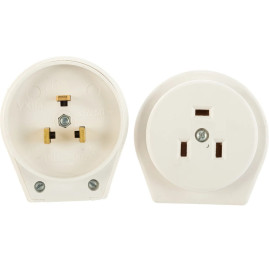 Вилка с розеткой для электрической плиты РШ-ВШ 250В скрытой установки