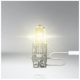 Лампа автомобильная галогеновая H3, 12V, 55Вт, PK22s, YELLOW, LYNXAUTO - 1 шт