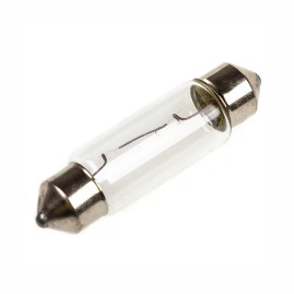 Лампа автомобильная накаливания C10W, 12V, 10Вт, SV8.5, L 44мм, STELLOX - 1 шт