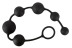 Анальная цепочка Black Velvets Anal Beads - 40 см. - Артикул 53112