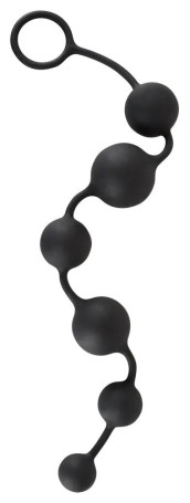 Анальная цепочка Black Velvets Anal Beads - 40 см. - Артикул 53112