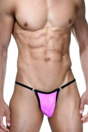 Яркие мужские трусы-стринги - Артикул 247195