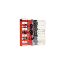 2273-204, Клемма 4-проводная, компактная, 0.5-2.5 кв.мм (10 шт)