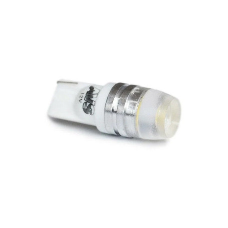 Лампы автомобильные светодиодные W5W T10, T037, 12V, 1.5W, W2.1x9.5d, линза усеченная AVS - 2 шт - Артикул A80612S_AV1