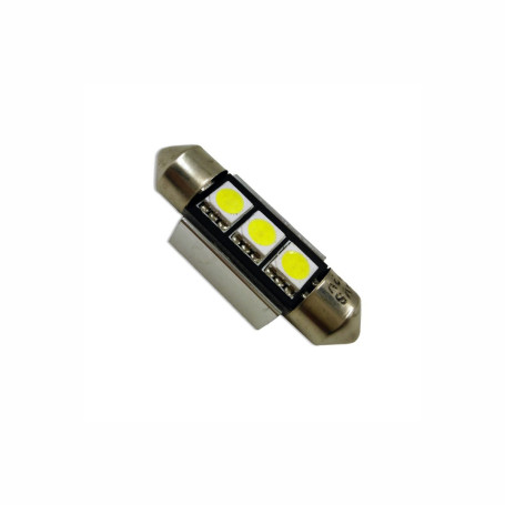 Лампа автомобильная светодиодная C5W, 12V, 5W, SV8.5, 7000K, L 35mm, Canbus, LYNXAUTO - 1 шт - Артикул LD13505C_LYN