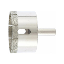 Сверло по стеклу и керамической плитке, 50 х 55 мм, цилиндрический хвостовик