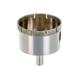 Сверло по стеклу и керамической плитке, 50 х 55 мм, цилиндрический хвостовик