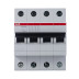 Автоматический выключатель SH204L, 4 полюс, 6A, тип C, ABB - Артикул SH204LC6