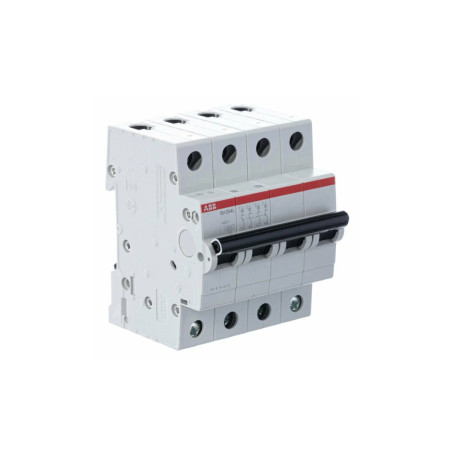Автоматический выключатель SH204L, 4 полюс, 6A, тип C, ABB - Артикул SH204LC6