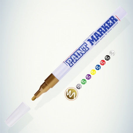 Маркер краска золотой - Артикул 8801006711196