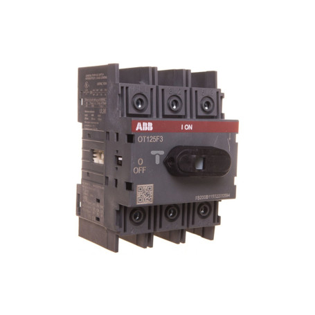 Рубильник OT125 F3, 125A, 3п, AC23, с рукояткой, 1SCA105033R1001 - Артикул 1SCA105033R1001