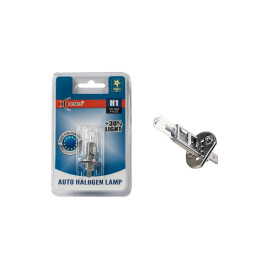 Лампа автомобильная галогеновая H1, 12V, 55Вт, P14.5s, 3200k, + 30% яркости, STANDARD XENITE - 1 шт