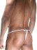 Мужские трусы-стринги с легкой рюшевой отделкой - Артикул 423044