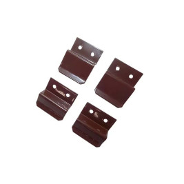 Крепление москитной сетки, коричневый, металл