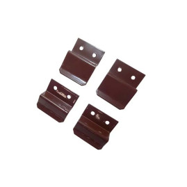 Крепление москитной сетки, коричневый, металл