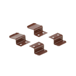 Крепление москитной сетки, коричневый, металл