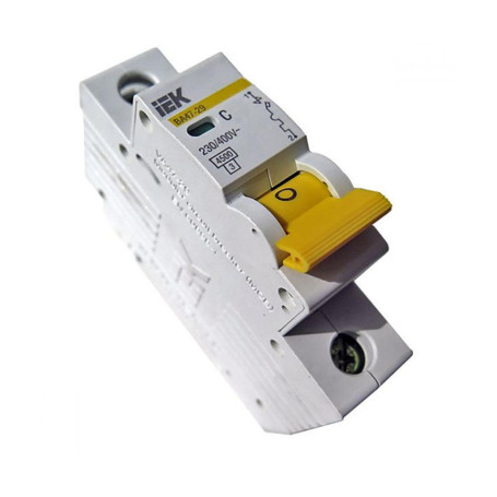Автоматический выключатель ВА47-29, 1P, 32А, тип C, 4.5 кА, IEK - Артикул MVA20-1-032-C