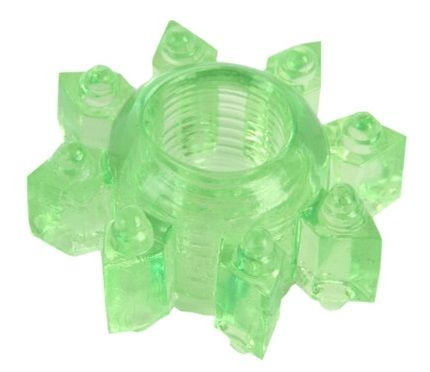 Зеленое эрекционное кольцо-звезда - Артикул 5286