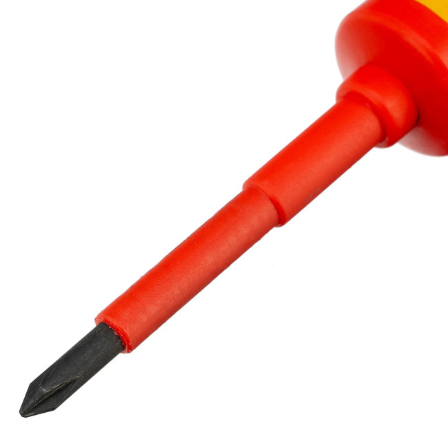 Отвертка диэлектрическая, PH1 x 75 мм, CrMo, до 1000 В, двухкомпонентная рукоятка Professional - Артикул 1292611