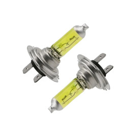Лампа автомобильная галогеновая H7 желтые, 12V, 55Вт, 3000К, Pх26d, ANTI-FOG ATLAS AVS - 2 шт