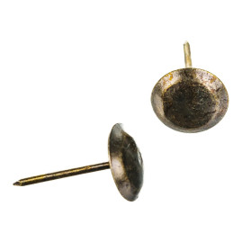 Гвоздь мебельный бронза 1х17 мм, 30 шт