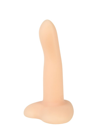 Телесный нереалистичный дилдо Emotional на присоске - 13 см. - Артикул 587798