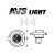 Лампа автомобильная галогеновая H4, 12V, 60/55Вт, P43t, 3700К, SIRIUS NIGHT WAY AVS - 2 шт - Артикул A78949S_AV1