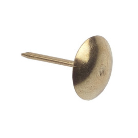 Гвоздь мебельный золото 1х17 мм, 30 шт