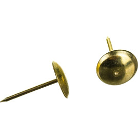 Гвоздь мебельный золото 1х17 мм, 30 шт