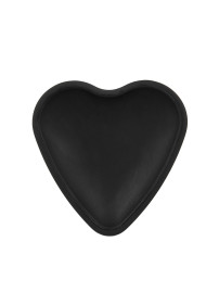 Черный нереалистичный дилдо Emotional Plus на присоске - 13 см.