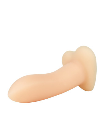 Телесный нереалистичный дилдо Emotional Plus - 13 см. - Артикул 587800