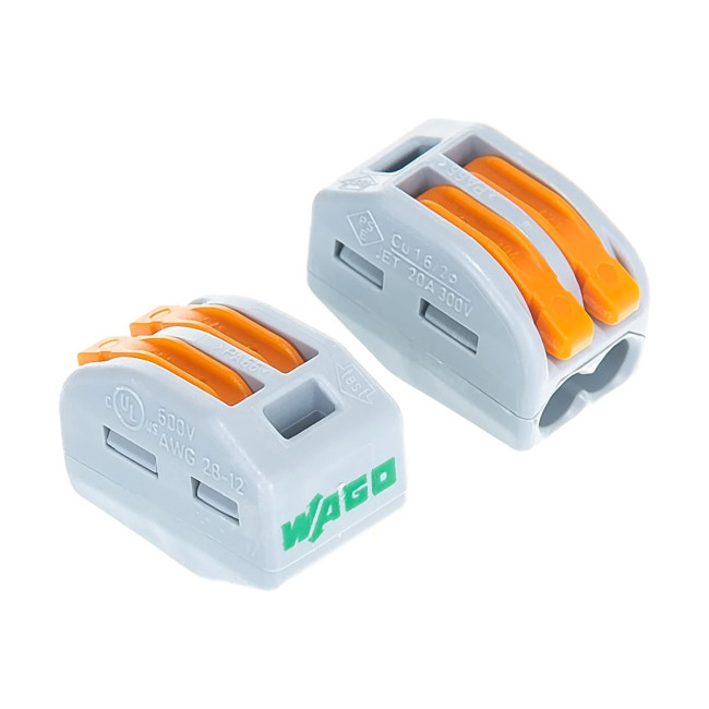 Клемма WAGO 0,08-4мм2 32A Cu 222-412 10 шт. - Артикул 222-412 Клемма WAGO 0,08-4мм2 32A Cu 222-412 10 шт. - Артикул 222-412