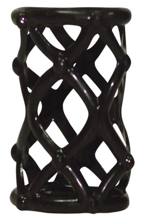 Чёрная насадка-сетка на пенис Orgasmus Wunder - Артикул 31628