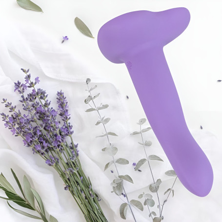 Фиолетовый нереалистичный дилдо Emotional - 13 см. - Артикул 587802