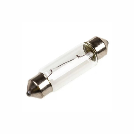 Лампа автомобильная накаливания C10W, 12V, 10Вт, SV8.5, L 35мм, LYNXAUTO - 1 шт - Артикул L13510_LYN