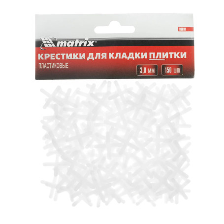 Крестики, 3,0 мм, для кладки плитки, 150 шт - Артикул 8809112