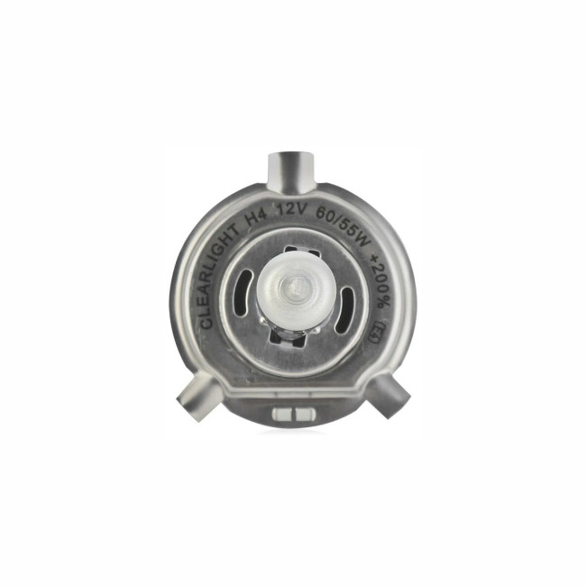 Лампа автомобильная галогеновая H4, 12V, 60/55Вт, P43t, Night Laser Vision +200%, CLEARLIGHT - 2 шт - Артикул MLH4NLV200_CLL Лампа автомобильная галогеновая H4, 12V, 60/55Вт, P43t, Night Laser Vision +200%, CLEARLIGHT - 2 шт - Артикул MLH4NLV200_CLL