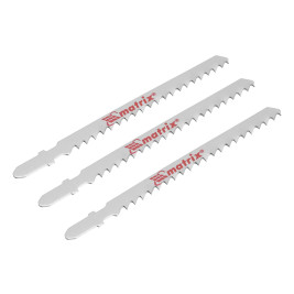 Полотна для электролобзика по дереву, 3 шт, 90 х 4 мм, HCS, EU- хвостовик