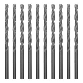 Сверло по металлу, 3,5 мм, полированное, HSS, 10 шт, цилиндрический хвостовик