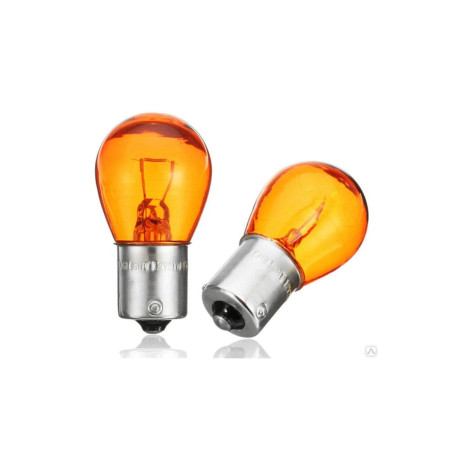 Лампа автомобильная накаливания PY21W желтая, 12V, 21Вт, BAU15s, Xenite - 1 шт - Артикул 1007018_XNI