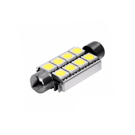 Лампа автомобильная светодиодная C5W Т11, 12V, 1.8W, SV8.5, 6500K, L36mm, CANBUS, AVS - 2 шт